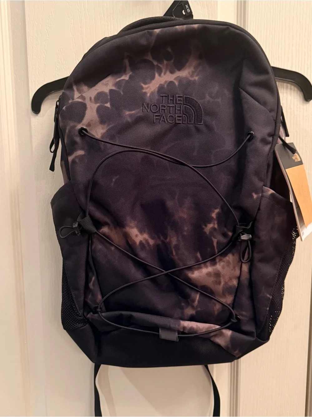The North Face Jester Black and Brown Tie-Dye Backpack